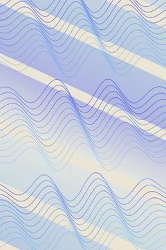 Abstract Wave Pattern Gradient Stock Illustration