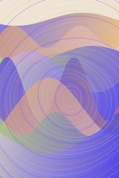 Abstract Wave Pattern Gradient Stock Photos