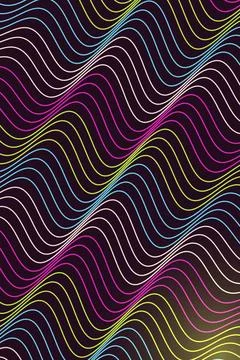 Abstract Wave Pattern Illusion Stock Photos