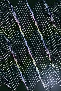 Abstract Wave Pattern Illusion Stock Photos
