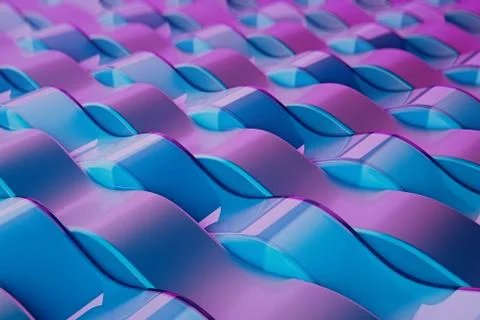 Abstract Wave Pattern Stock Illustration