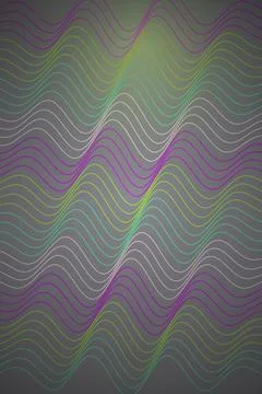Abstract Wave Pattern Stock Illustration
