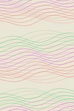 Abstract Wave Pattern イラスト素材