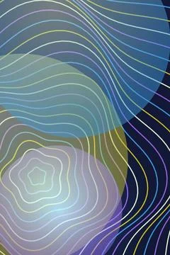 Abstract Wave Pattern with Linear Overlay Stock Photos