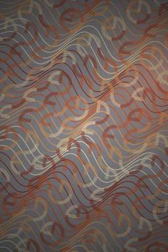 Abstract Wave Pattern with Metallic Textures Stock Photos