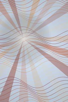 Abstract Wave Pattern in Pastel Tones Stock Photos