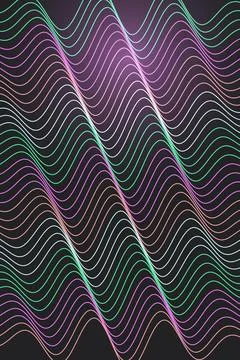 Abstract Wave Pattern Stockfoto's