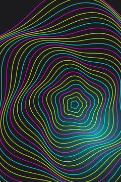Abstract Wave Pattern Фото
