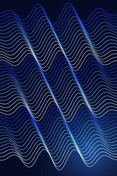 Abstract Wave Pattern Stockfoto's