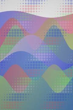 Abstract Wave Pattern with Polka Dot Background Stock Photos