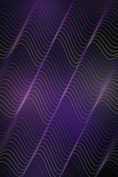 Abstract Wave Pattern Purple Gradient Stock Photos