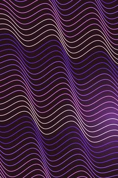 Abstract Wave Pattern Purple Gradient Stock Photos