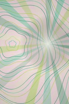 Abstract Wave Pattern with Radial Lines Stock Photos