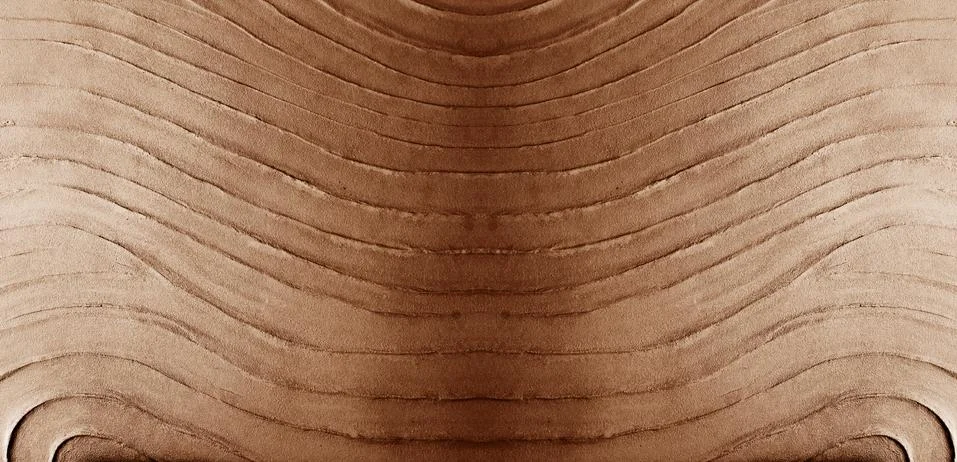 Abstract wave pattern on sand cement Stock Photos