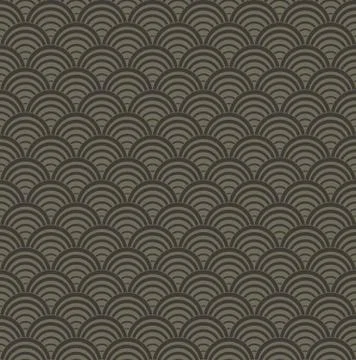 Abstract wave pattern seamless background Illustrazione stock