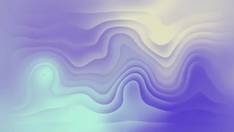 Abstract Wave Pattern With Smooth Gradients In Shades Of Blue And Purple Co.. Stock Footage 302244985