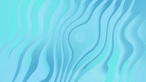 Abstract Wave Pattern in Soft Aqua Tones Creating Calming Visual Effect wit.. Stock Footage 302245131