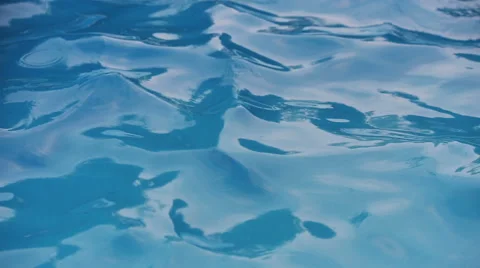 Abstract wave pattern in the swimming pool Stock Footage 40046922