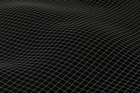 Abstract Wave Pattern Technology Background. 3d render Stock Illustration