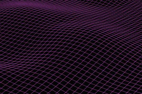 Abstract Wave Pattern Technology Background. 3d render 스톡 일러스트
