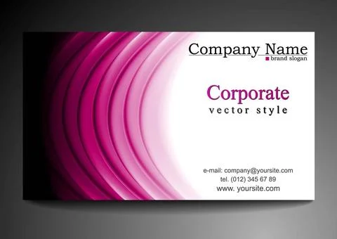 Abstract wave pattern vector card design Abstract wave pattern vector card... Stock Photos