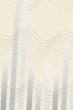 Abstract Wave Pattern with Vertical Lines Stock Photos