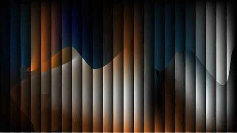 Abstract Wave Pattern With Vertical Stripes Dark Gradient 스톡 일러스트