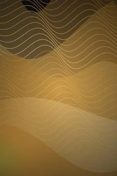 Abstract Wave Pattern in Warm Tones Stock Illustration