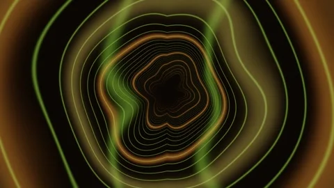 Abstract wave patterns create a sense of movement and depth Stock Footage 340336407