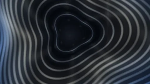 Abstract wave patterns creating a dynamic background visual Stock Footage 340397368