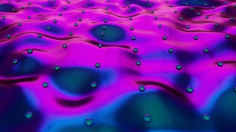 Abstract wave plate 動画素材 123221689