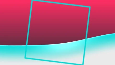 Abstract Wave Scene With Floating Frame Creating Colorful Gradient Movement Stock Footage 327945204