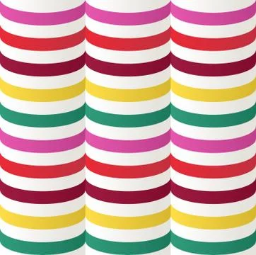 Abstract wave seamless pattern background. イラスト素材