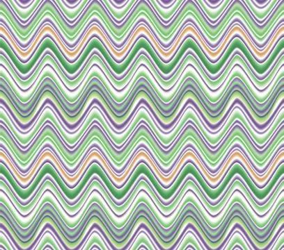 Abstract wave seamless pattern. Fabric zig zag line ornament Stock Illustration