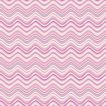 Abstract wave seamless pattern. Fabric zig zag line ornament Stock Illustration