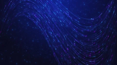 Abstract wave shape background for design cyberspace, big data, metaverse Stock Footage 333792671