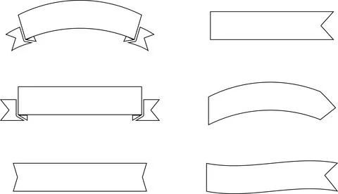 Abstract wave shape stickers. Zig zag wavy shape frames. Vector abstract Illustrazione stock