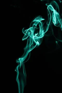 Abstract wave smoke Stock Photos
