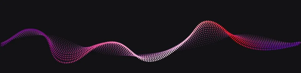 Abstract wave square shapes background Stock-Illustration