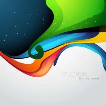 Abstract wave style background Illustrazione stock