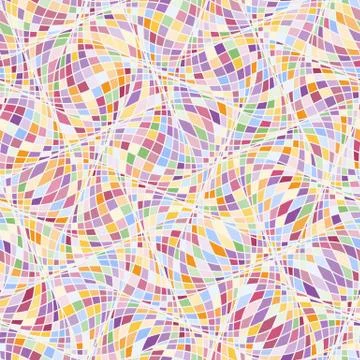 Abstract wave stylish texture. Vector seamless geometric pattern Illustrazione stock