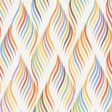 Abstract wave stylish texture. Vector seamless geometric pattern Stockillustratie