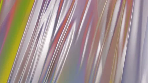 Abstract wave surface in silvery color. looped animated background. 3d render Stock Footage 152911568