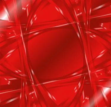 Abstract wave swirl red background Stock Illustration