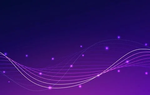 Abstract wave technology background. Internet online network concept. Desig.. 스톡 일러스트