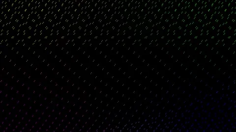 Abstract wave technology background with white color digital Dot background.. Video stock 308400348