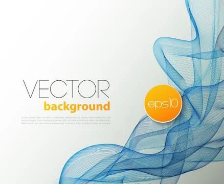 Abstract wave template  background brochure design Stock Illustration