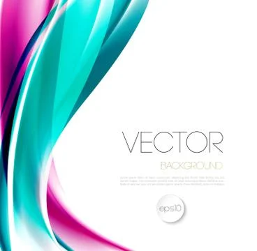 Abstract wave template  background brochure design Stock Illustration