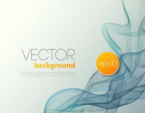 Abstract wave template  background brochure design Stock Illustration