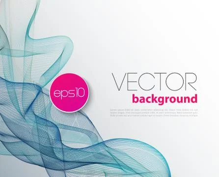 Abstract wave template  background brochure design Stock Illustration
